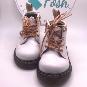 Dr. Martens 1460 Softy T - White/ Rose Gold